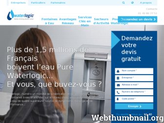 waterlogic.fr website preview
