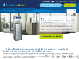 fontaine-direct.com website preview