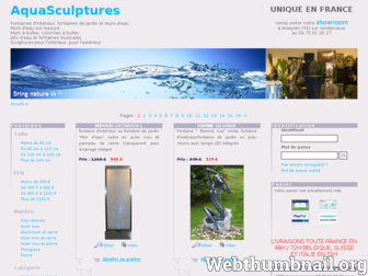aqua-sculptures.com website preview