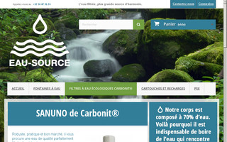 eau-source.com website preview