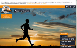 passion-course.fr website preview