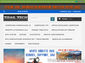 trailtech-france.fr website preview