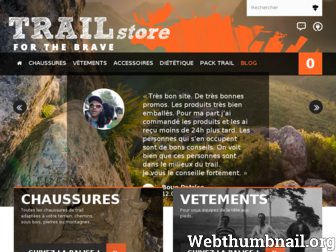 trailstore.fr website preview