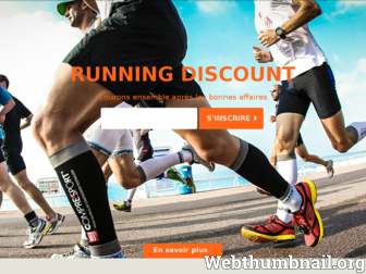 running-discount.fr website preview