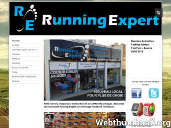 running-expert.com website preview