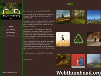 run-green.fr website preview