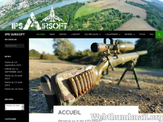 ipsairsoft.fr website preview