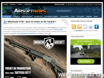 airsoftnews.fr website preview