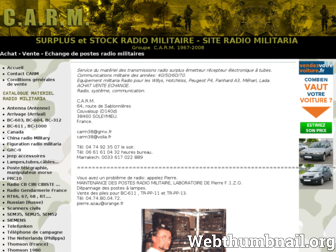 surplus-radio-militaire.com website preview