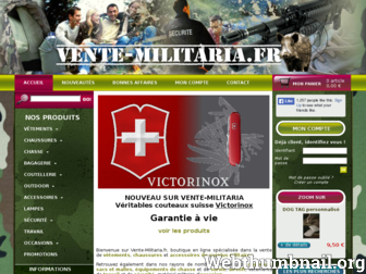vente-militaria.fr website preview