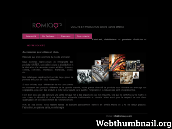 romiaqs.com website preview