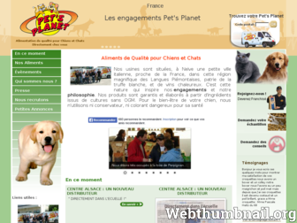 petsplanet.fr website preview