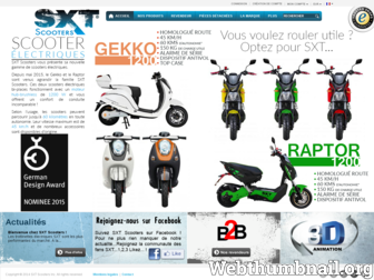 sxt-scooters.fr website preview