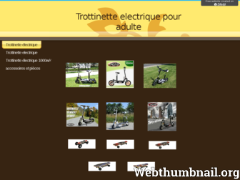 trottinette.electrique.sitew.fr website preview