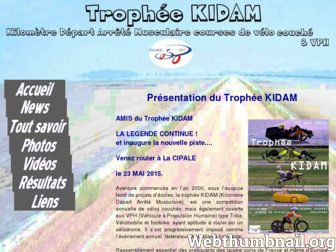 tropheekidam.free.fr website preview
