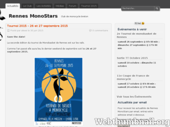 rennes-monostars.fr website preview