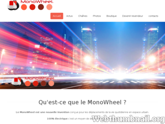 monowheel.fr website preview