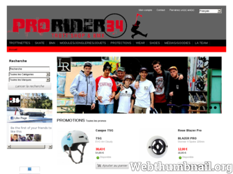 pro-rider34.com website preview