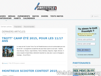 freestyle-scooter.com website preview
