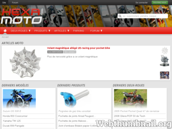 hexa-moto.com website preview