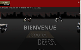 scooterdepot.fr website preview