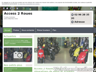 velo-scooter-loudeac.fr website preview