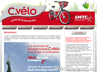 c-velo.fr website preview