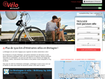 velo.tourismebretagne.com website preview