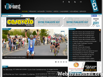 velo-ouest.com website preview