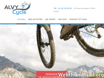 alvy-cycle.com website preview