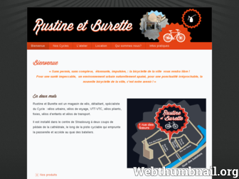 rustineetburette.fr website preview