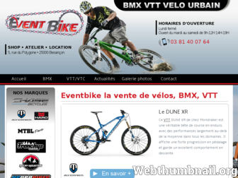 eventbike.fr website preview