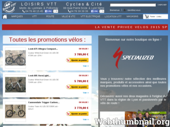loisirs-vtt.fr website preview