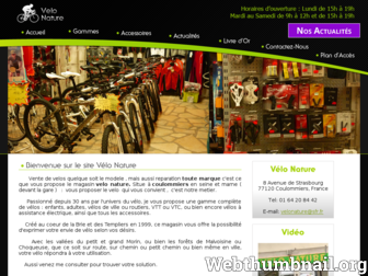 velonature-schaaf.fr website preview