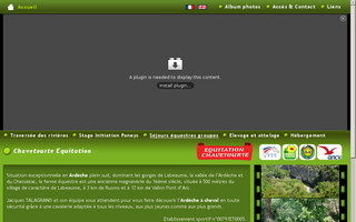 equitation-ardeche.fr website preview