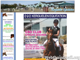 kerguelen-equitation.fr website preview