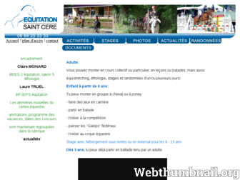 saint-cere-equitation.com website preview