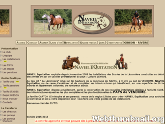 naveil-equitation.com website preview