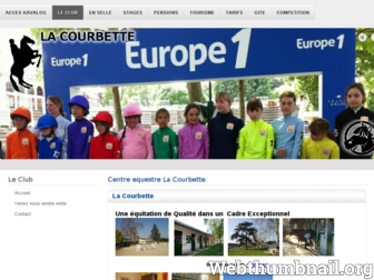 equitation-lacourbette.fr website preview