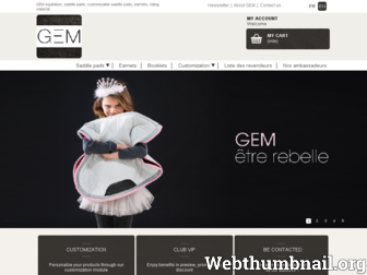 gem-equitation.com website preview