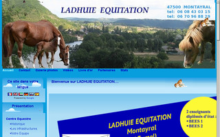 ladhuieequitation47.fr website preview
