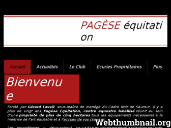 pagese-equitation.com website preview