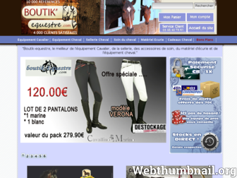 boutik-equestre.com website preview