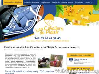 les-cavaliers-du-plaisir.fr website preview