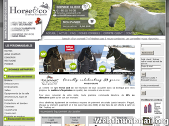 horse-and-co.com website preview