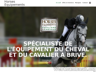 horses-brive.com website preview