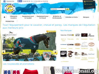 horseplanet.fr website preview
