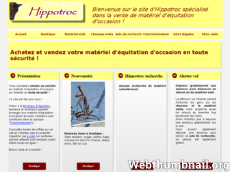 hippotroc.com website preview