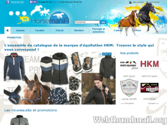 hkm-by-horsemania.fr website preview