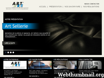 art-sellerie.fr website preview